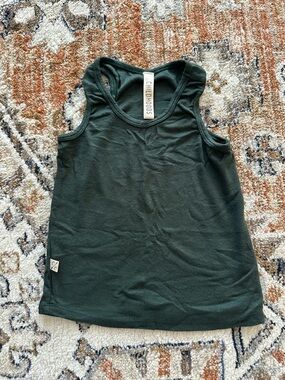 Childhoods Clothing Dark Green Tank Top Size 2T
